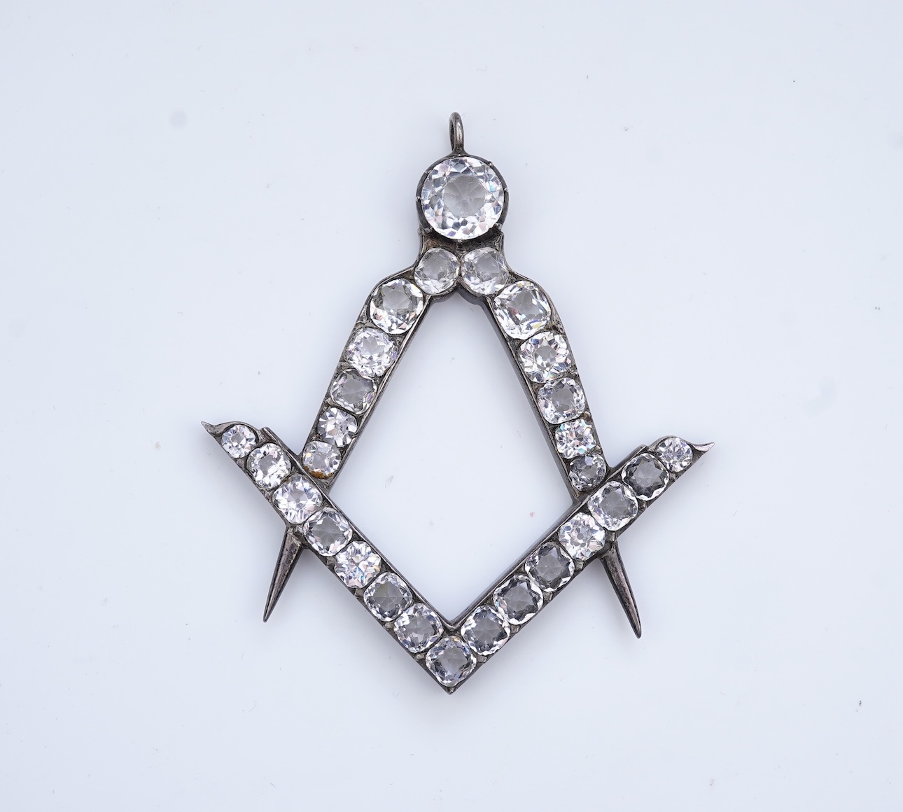 A paste pendant, late 19th century